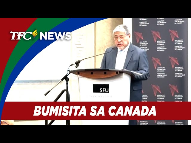 ⁣DFA chief Enrique Manalo, nakipagpulong sa senior Canadian officials sa Ottawa | TFC News Canada