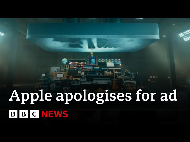 ⁣Apple apologises after iPad advert backlash | BBC News