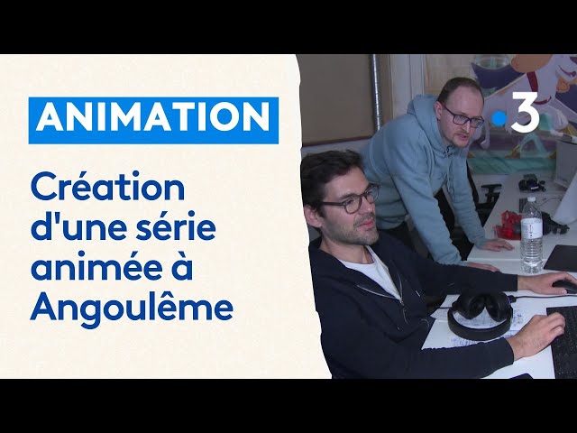 ⁣Dans les coulisses d'une série d'animation au studio Ellipse à Angoulême