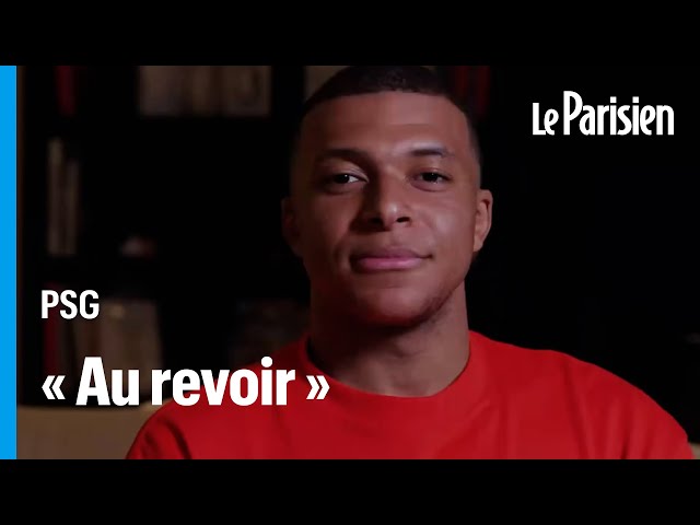 ⁣PSG : ému, Kylian Mbappé officialise son départ du Paris Saint-Germain dans une vidéo