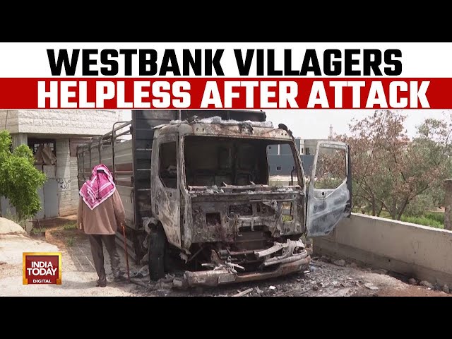 ⁣West Bank Settlers Violence: Villagers Helpless After Israeli Settlers Attack With Fire And Bullets