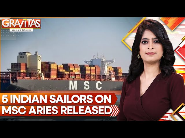 ⁣Gravitas | 5 of the Indian sailors on board Israeli-linked vessel seized by Tehran released | WION