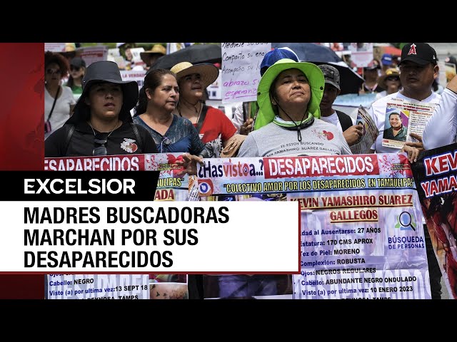 Mamás mexicanas alzan la voz por su desaparecidos en este 10 de mayo