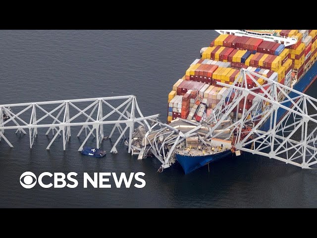⁣Crews to use explosives to remove Baltimore bridge wreckage on Dali cargo ship
