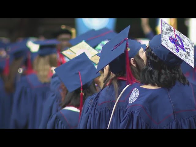 ⁣MSU Denver holds commencement amid campus protests
