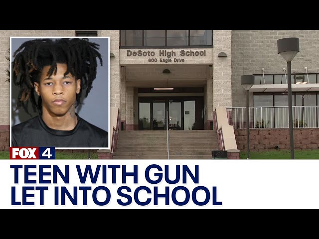 ⁣DeSoto High student let 17-year-old with gun inside school