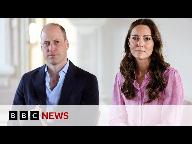 ⁣Kate 'doing well', says Prince William | BBC News