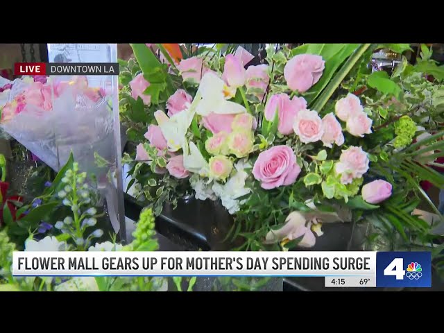 ⁣Flower Mall gears up for Mother's Day spending spree