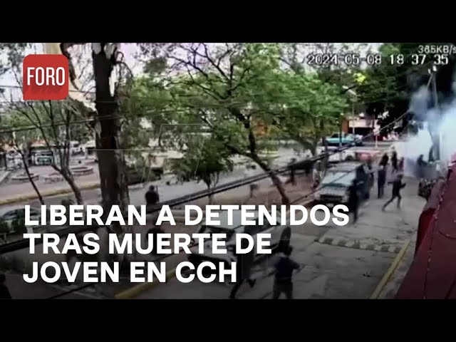 ⁣Liberan a presuntos porros tras muerte de joven en el CCH Naucalpan - Las Noticias