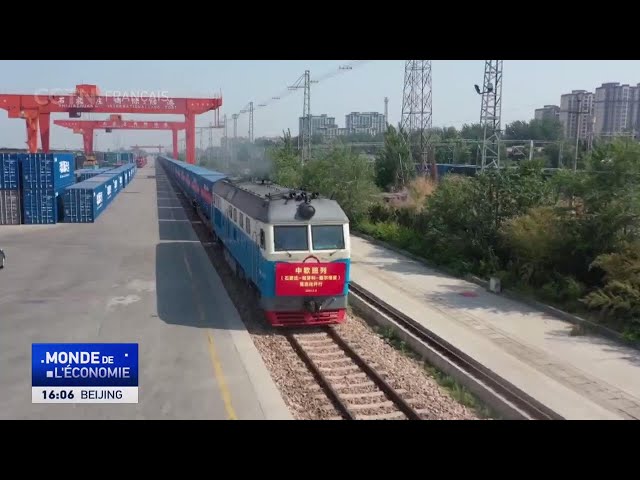 ⁣Mise en service du train de marchandises reliant Shijiazhuang à Budapest et à Belgrade