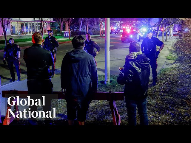 ⁣Global National: May 10, 2024 | Protesters return to Calgary campus after night of clashes