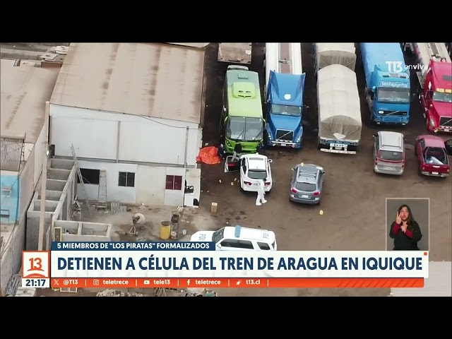 ⁣Detienen a cinco miembros de "Los Piratas", cédula del Tren de Aragua en Iquique