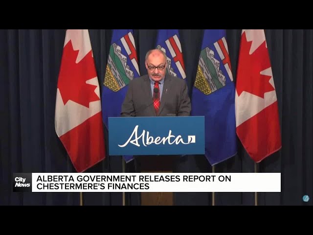 ⁣Alberta government releases report on Chestermere's finances