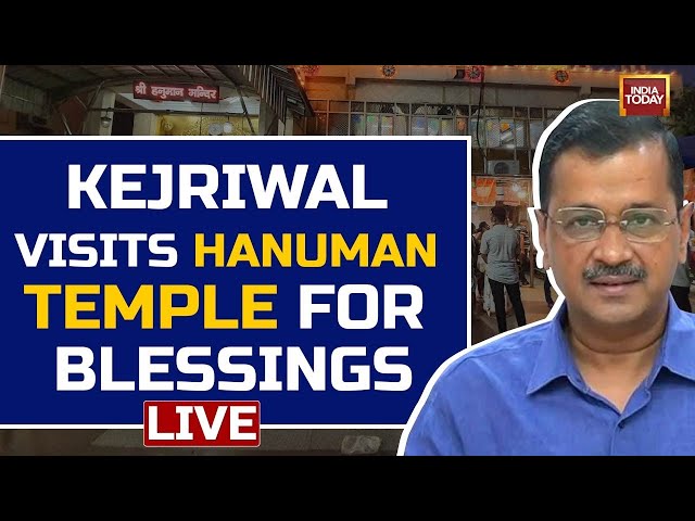 ⁣Arvind Kejriwal Roadshow Live Updates: Delhi CM To Visit Hanuman Temple Shortly | India Today News