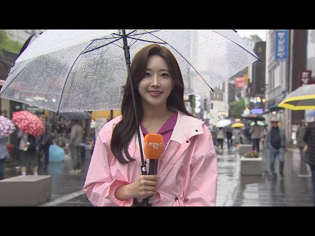 [날씨] 오늘 전국 곳곳 비…밤 사이 시간당 20㎜ 강한 비 / 연합뉴스TV (YonhapnewsTV)