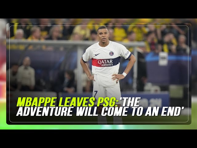 ⁣Mbappe says goodbye to PSG