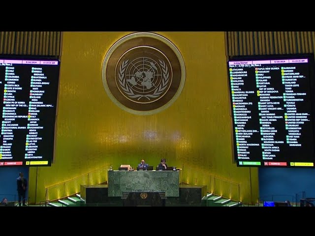 ⁣ONU : vote pour un nouveau statut des Palestiniens