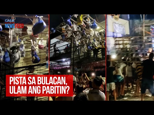 ⁣Pista sa Bulacan, ulam ang pabitin?! | GMA Integrated Newsfeed