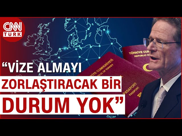 ⁣AB'den Türklere Vize Ambargosu mu Var? Büyükelçi Landrut CNN TÜRK'e Konuştu
