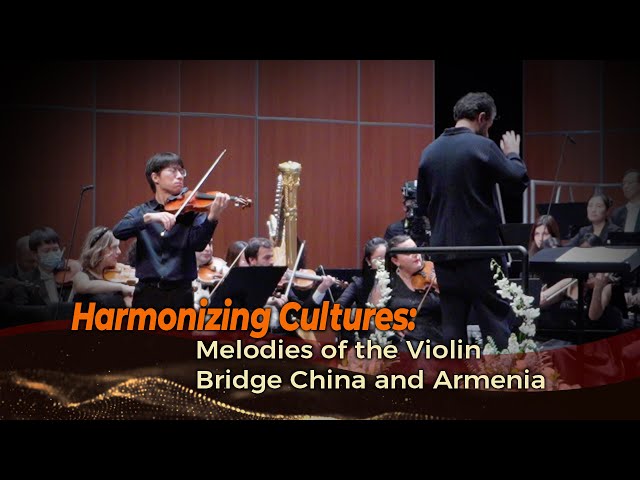 ⁣Harmonizing Cultures: Melodies of the Violin Bridge China and Armenia