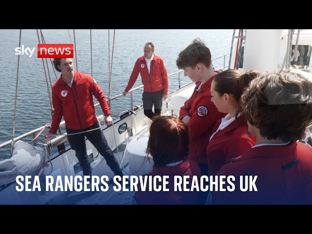 ⁣Sea Rangers Service reaches the UK - with youngsters being paid to protect oceans