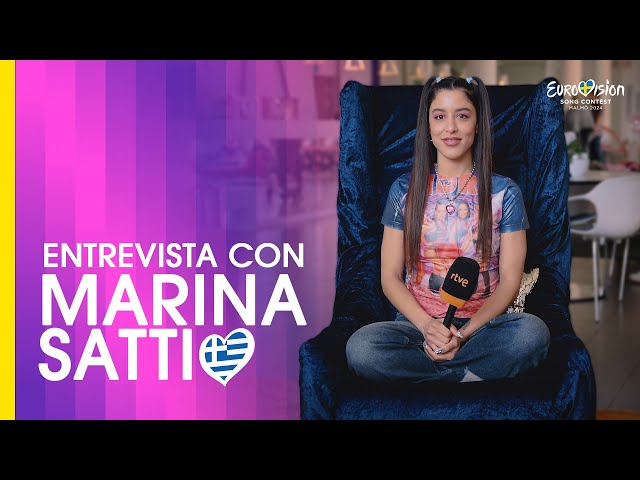 ⁣Entrevista a MARINA SATTI, representante de Grecia en Eurovisión 2024