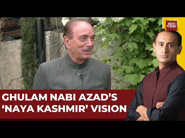 ⁣Ghulam Nabi Azad Exclusive: Azad On Backing BJP & His 'Naya Kashmir' Vision | India To