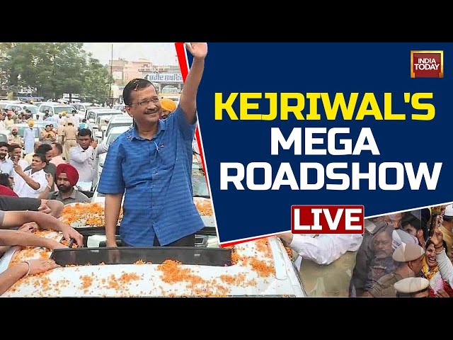 ⁣Kejriwal Mega Roadshow LIVE | Arvind Kejriwal Speech LIVE | Kejriwal Released From Tihar | LIVE News