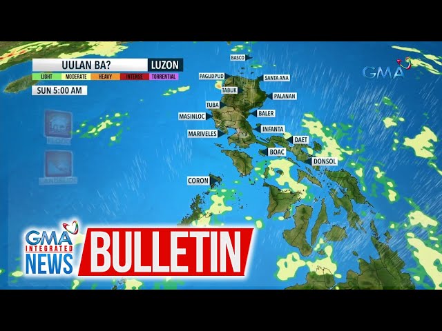 ⁣Asahan ang kalat-kalat na pag-ulan sa Metro Manila at iba pang... | GMA Integrated News Bulletin