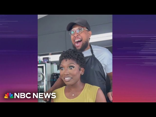 ⁣Trinidadian hairstylist goes viral with makeover videos