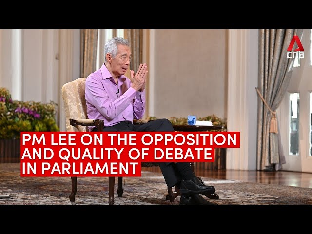 ⁣PM Lee on the opposition and quality of debate in parliament | Interview with Lee Hsien Loong