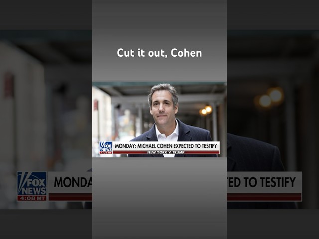 ⁣ZIP IT: NY judge sends message to Michael Cohen #shorts