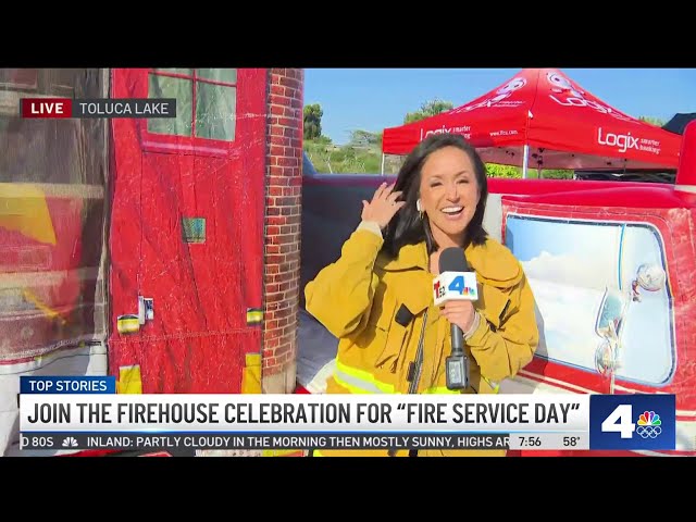 ⁣Join the firehouse celebration for 'fire service day'