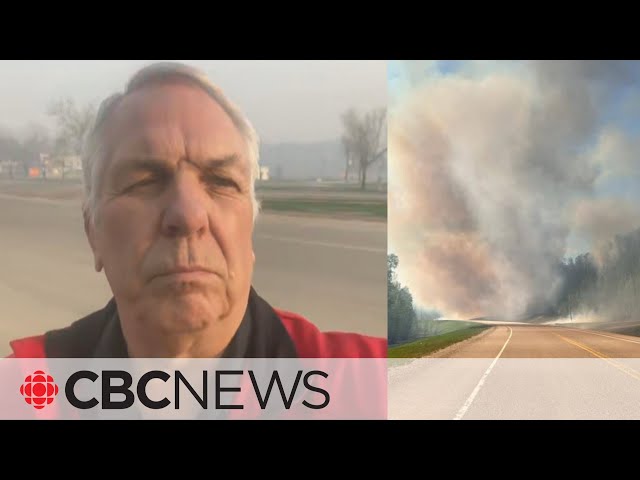 ⁣Thousands ordered to evacuate Fort Nelson, B.C., as wildfire approaches