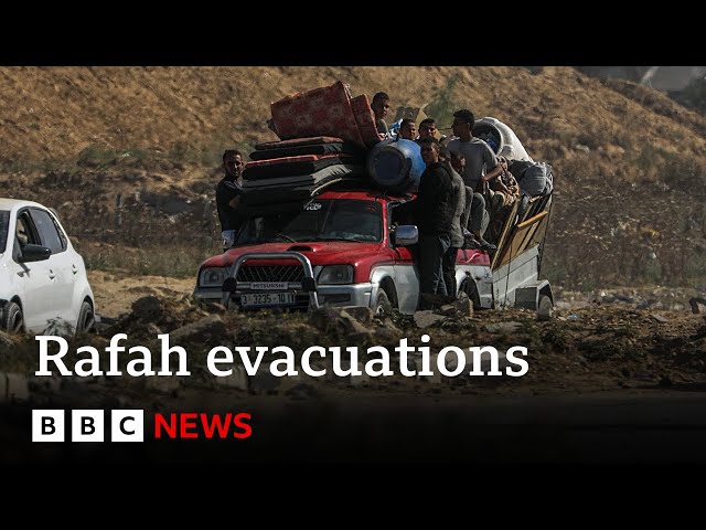 ⁣Israel-Gaza: Israel orders more Rafah evacuations as fighting intensifies | BBC News