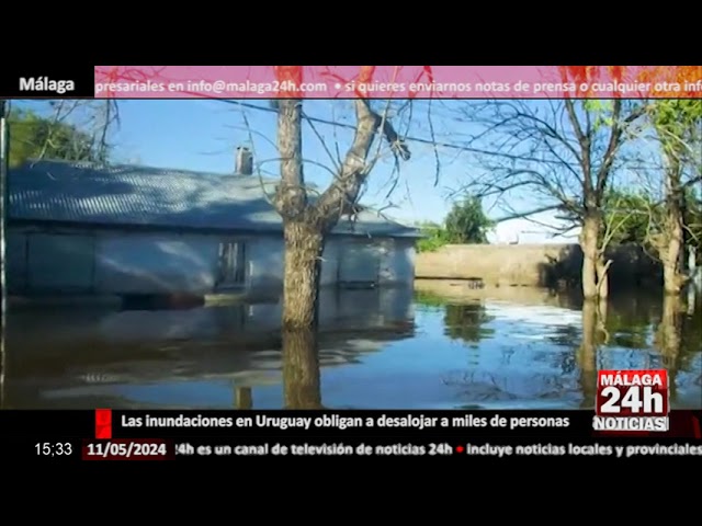 ⁣Noticia - Las inundaciones en Uruguay obligan a desalojar a miles de personas