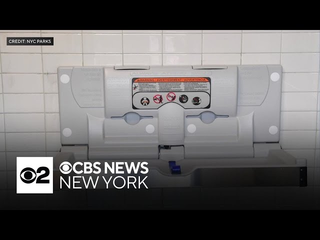 NYC Parks installs baby changing tables in over 1,200 restrooms