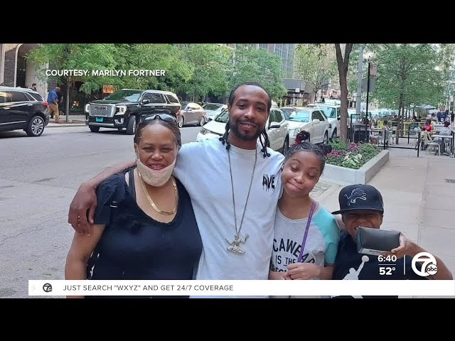⁣Detroit woman who lost her only son in a shooting is now raising her grandkids