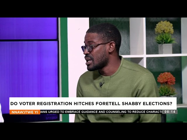 ⁣Do vote registration hitches foretell Shabby elections? - Nnawotwe Yi on Adom TV  (11-5-24)