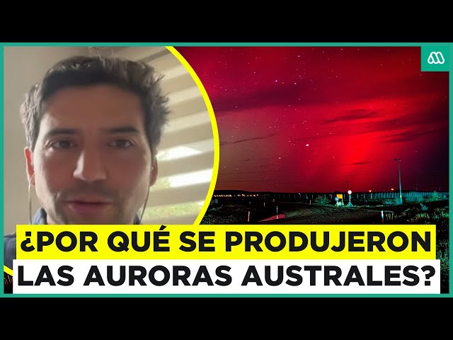 ⁣¿Por qué se produjeron las auroras australes en Chile? El fenómeno de la tormenta solar