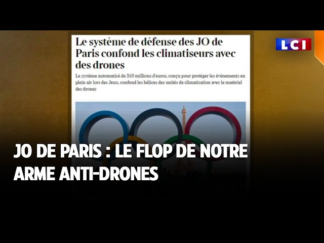⁣JO de Paris : le flop de notre arme anti drones