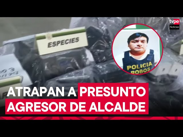 Policía capturó a presunto agresor del alcalde de Comas