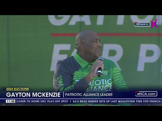⁣2024 Elections | Gayton McKenzie promises to bring back the death penalty