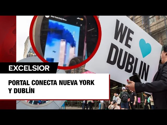 ⁣Portal de Doctor Strange conecta Nueva York y Dublín; aparecen imágenes de 9/11