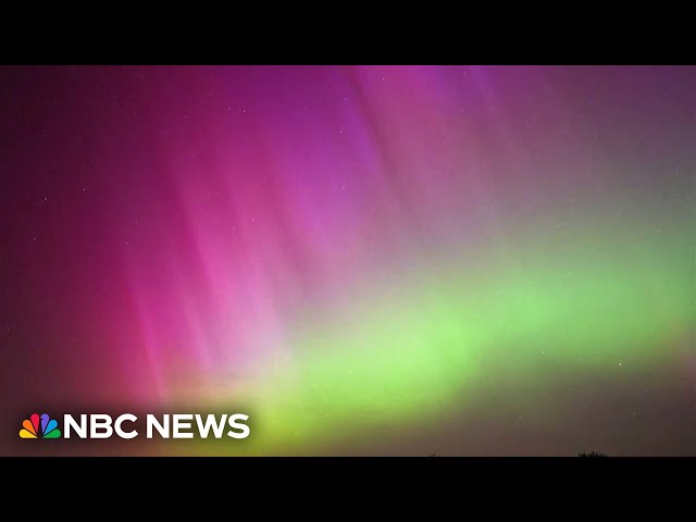 ⁣Northern lights visible across U.S., even reaching the deep south, due to solar storm