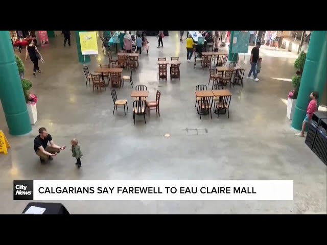 ⁣Saying farewell to Calgary’s Eau Claire Mall