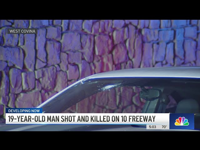 ⁣19-year-old shot and killed on 10 Freeway