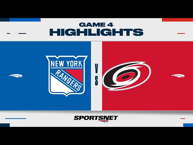 ⁣NHL Game 4 Highlights | Rangers vs. Hurricanes - May 11, 2024