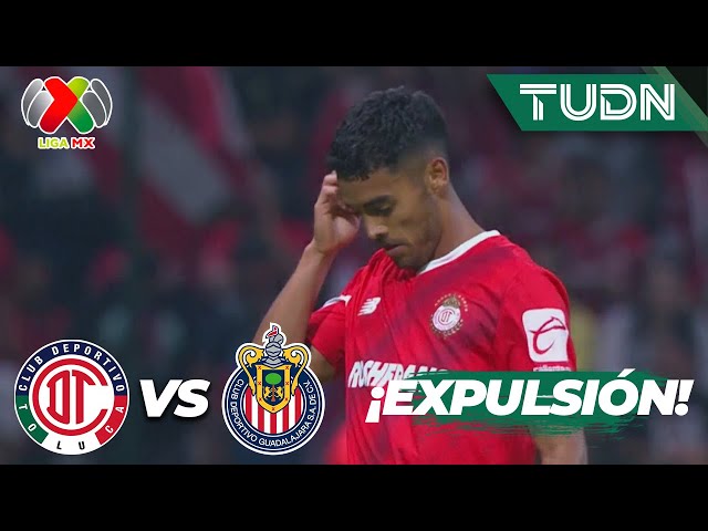 ⁣¡TOLUCA ESTÁ EN PROBLEMAS! 'Guamerucito' ve la roja | Toluca 0-0 Chivas | CL2024 - Liga Mx