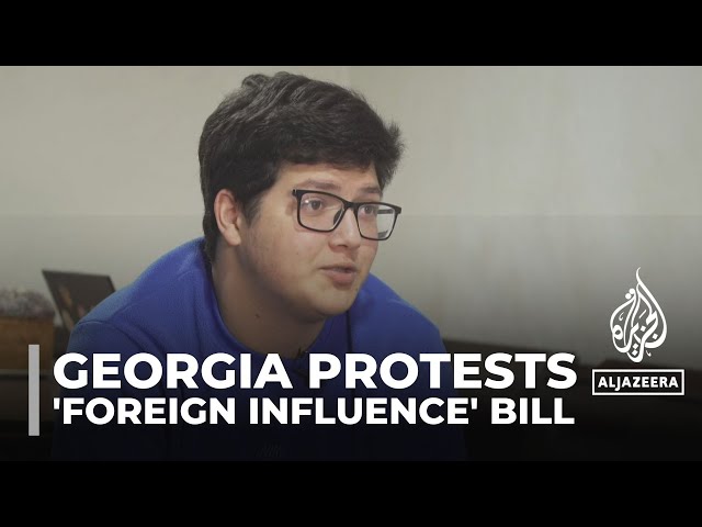 ⁣Georgian law student speaks out for freedom amid political turmoil